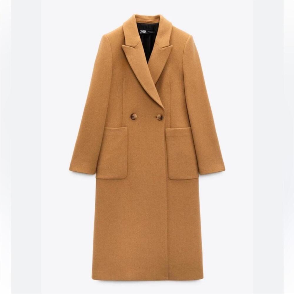 Double breasted long coat